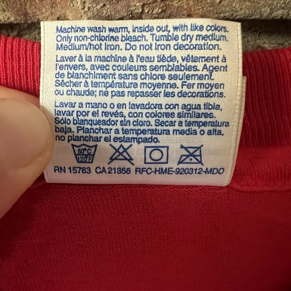 Vintage Coca Cola Shirt Medium Made in USA 90's Single Stitch Hanes Heavy Weight